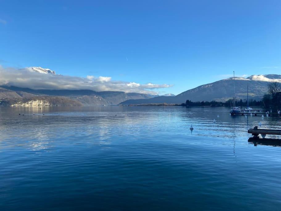 Bel Apt Terrasse A 2 Pas Du Lac Sevrier Luaran gambar